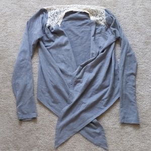 Grey cardigan
